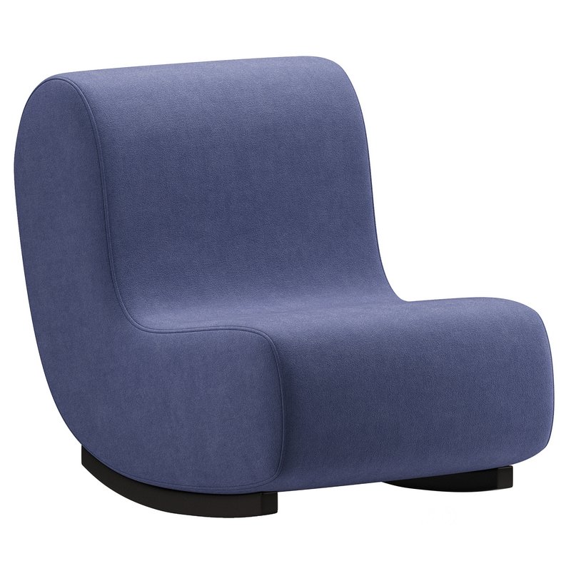 SIMPLE Rocking modular fabric armchair Image 3
