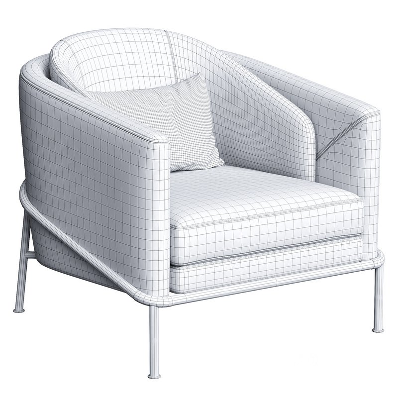 FIL NOIR Armchair By Minotti Image 2