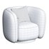 SWIVEL CHAIR ROXY by Eichholtz - Thumbnail 2