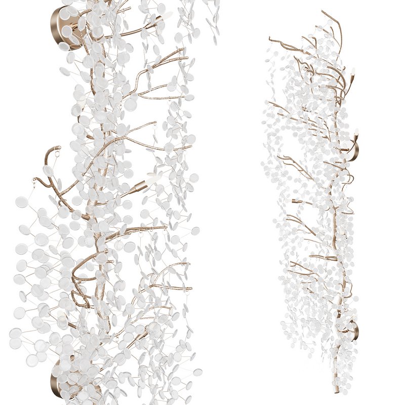 Shiro-Noda Illuminated Eight-Light Wall Sculpture Image 4