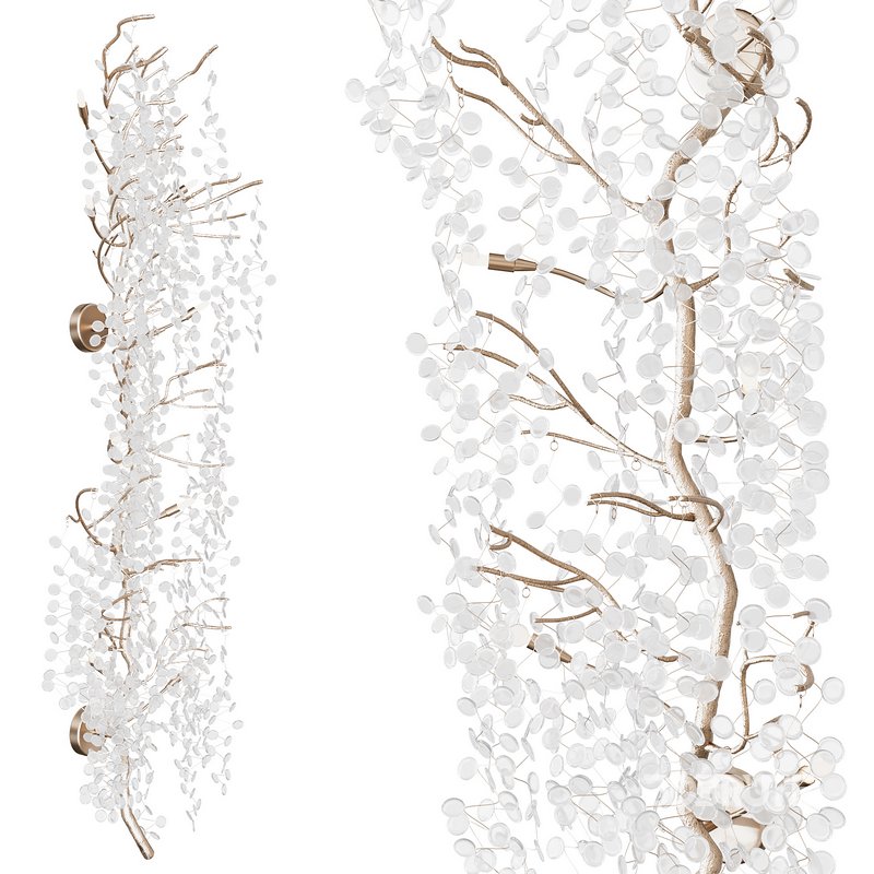 Shiro-Noda Illuminated Eight-Light Wall Sculpture Image 5