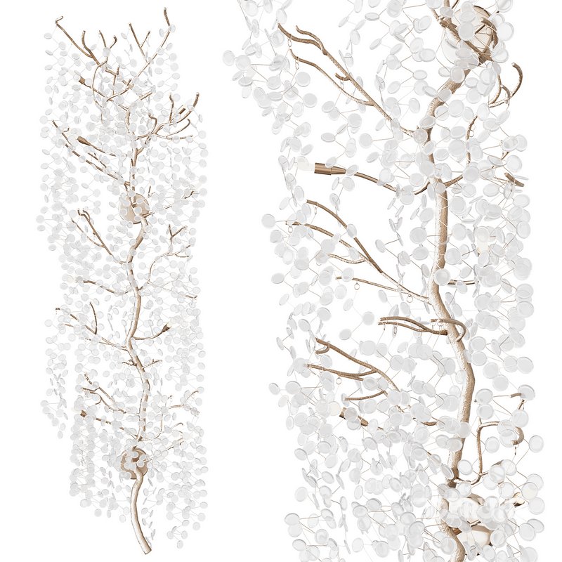 Shiro-Noda Illuminated Eight-Light Wall Sculpture Image 6