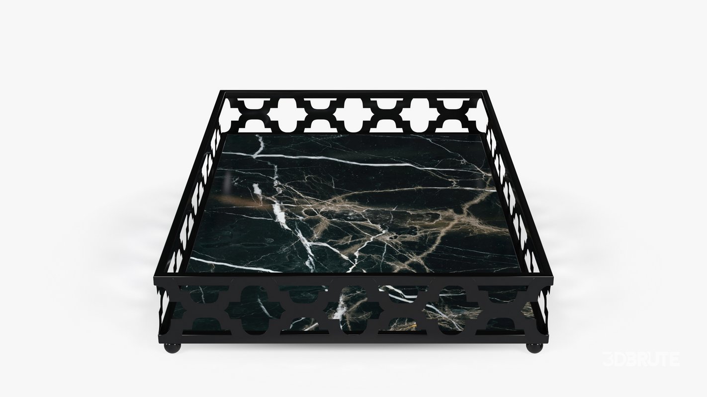 Black Marble Tray Image 4