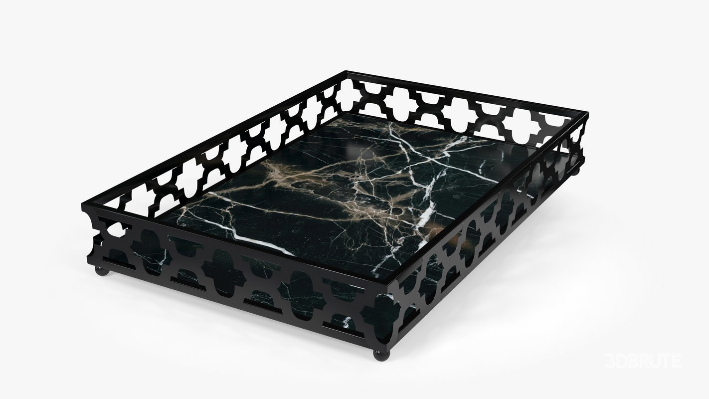 Black Marble Tray Image 7