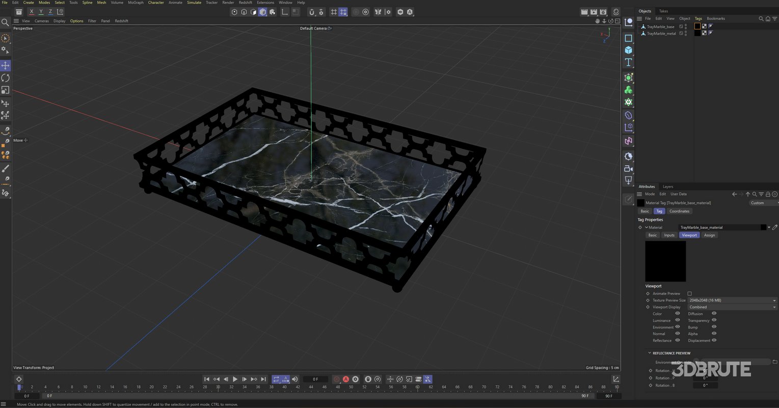 Black Marble Tray Image 16