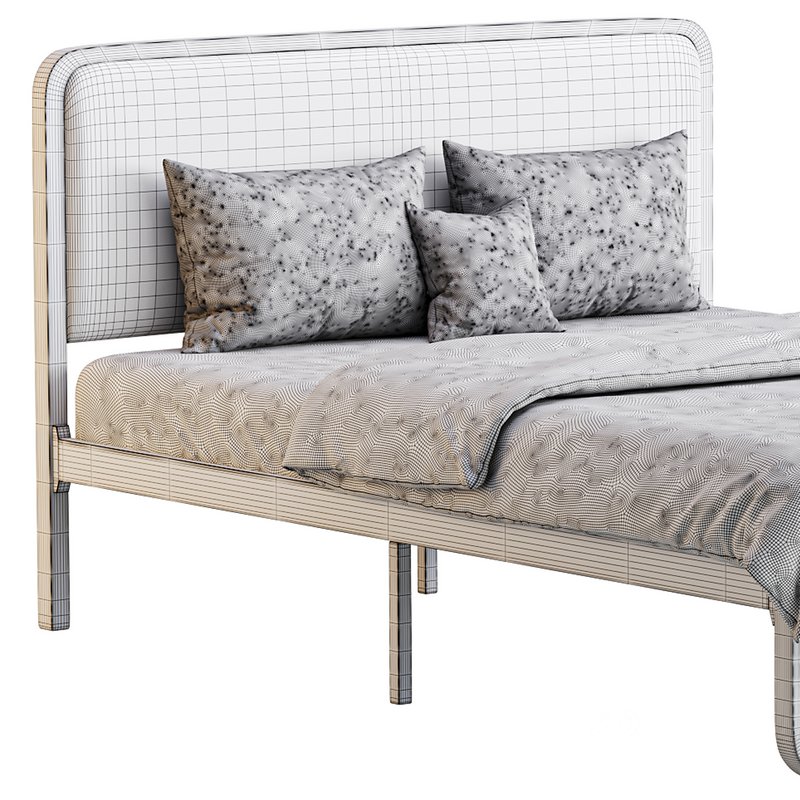 Allewie Queen Size Metal Platform Bed Image 15