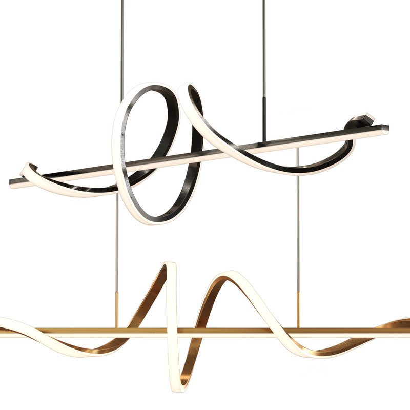 Woma Spiral strip Pendant Light Image 2