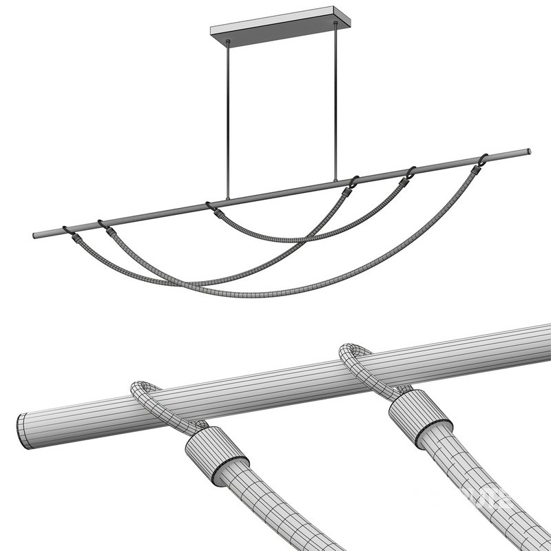 Aryas LED Linear Pendant Light Image 2