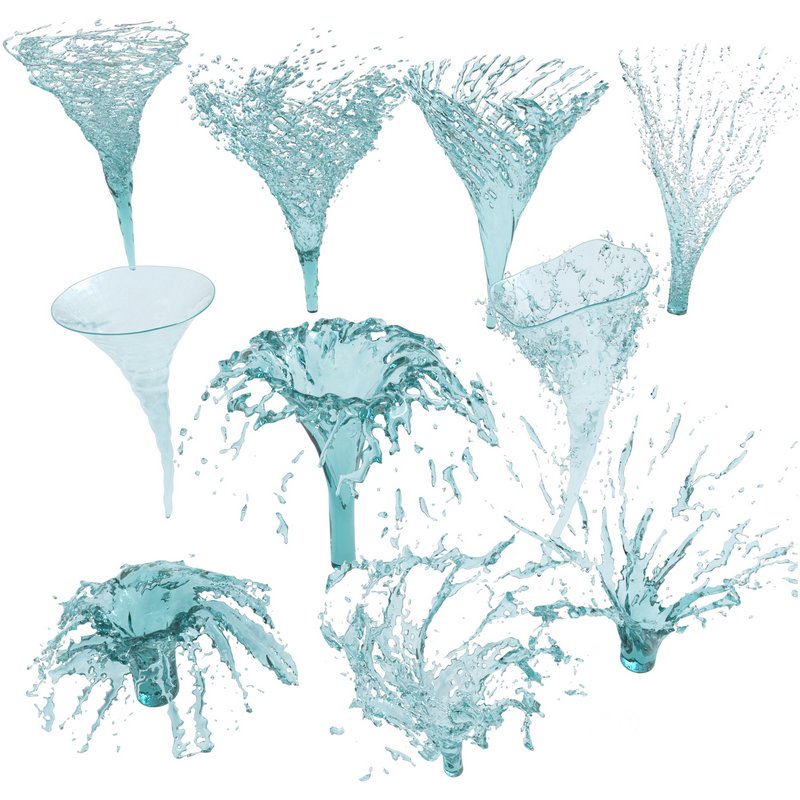 10 Water Splash Vol 8 Image 1