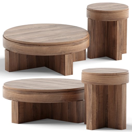 Mei Coffee Table & Mei Side Table