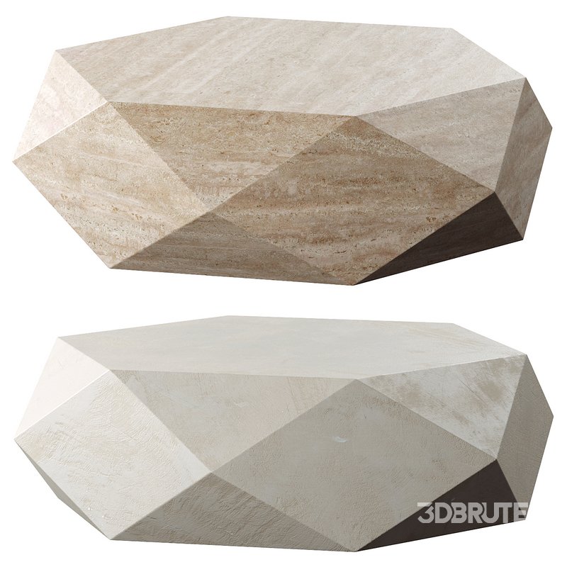 Marble Diamond Designer Coffee Table Image 3