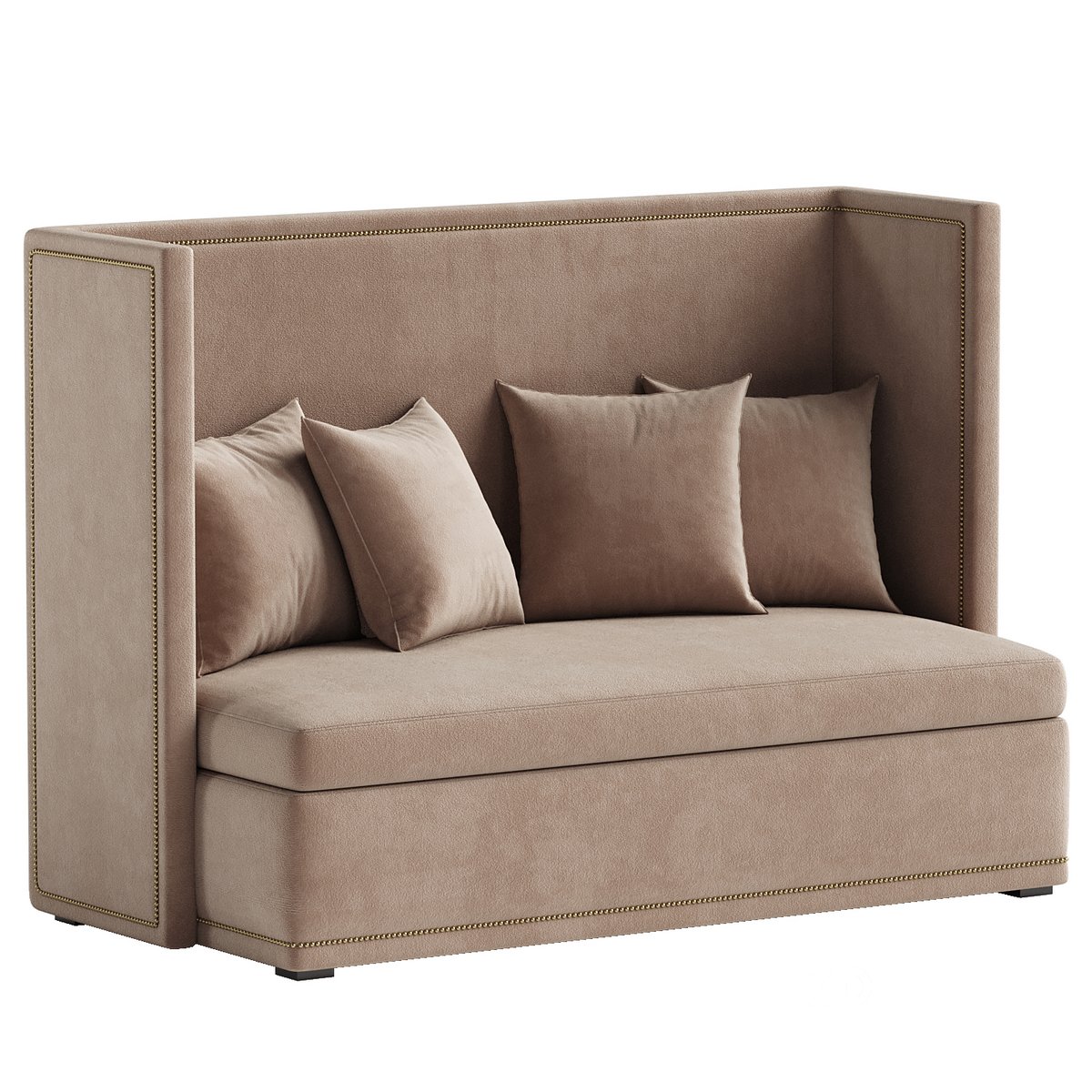 Marcourt Fabric Bench Image 1