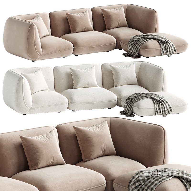 Zeppelin Lounge Modular Sectional Image 1