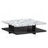 Natural Marble & Wood Coffee Table - Thumbnail 2