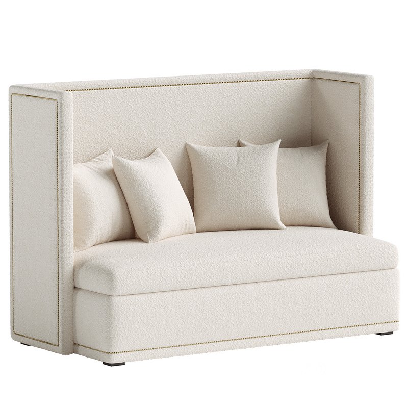 Marcourt Fabric Bench Image 4