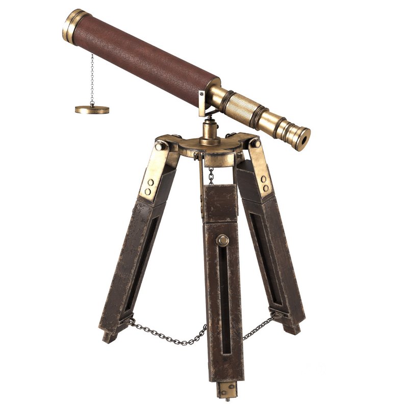 Antique telescope 03 Image 1