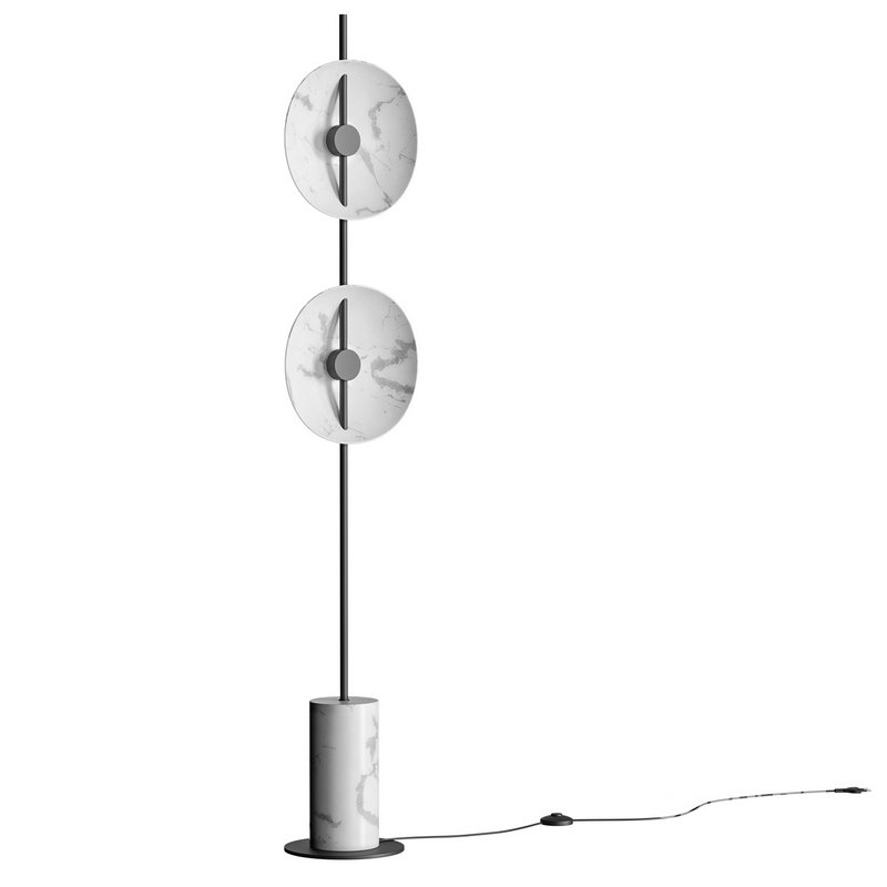 Double Moon Floor Lamp by Radilum Image 3