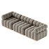 Roma Outdoor 3 Piece Sectional Sofa - Thumbnail 3
