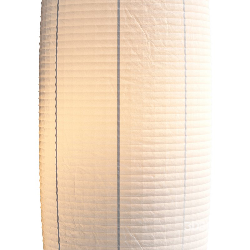 ACCORDION SPRING WOOD PAPER FLOOR LAMP BODY COLOR CREAM Image 4