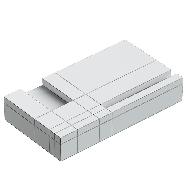 Italian Style Minimalist Marble Coffee Table Image 4