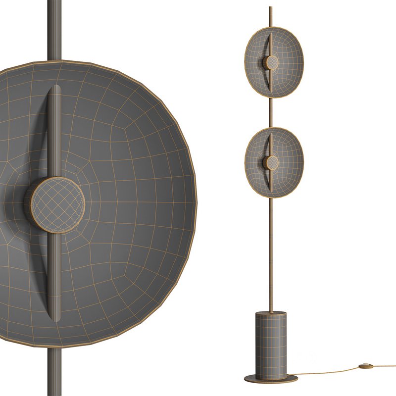 Double Moon Floor Lamp by Radilum Image 5