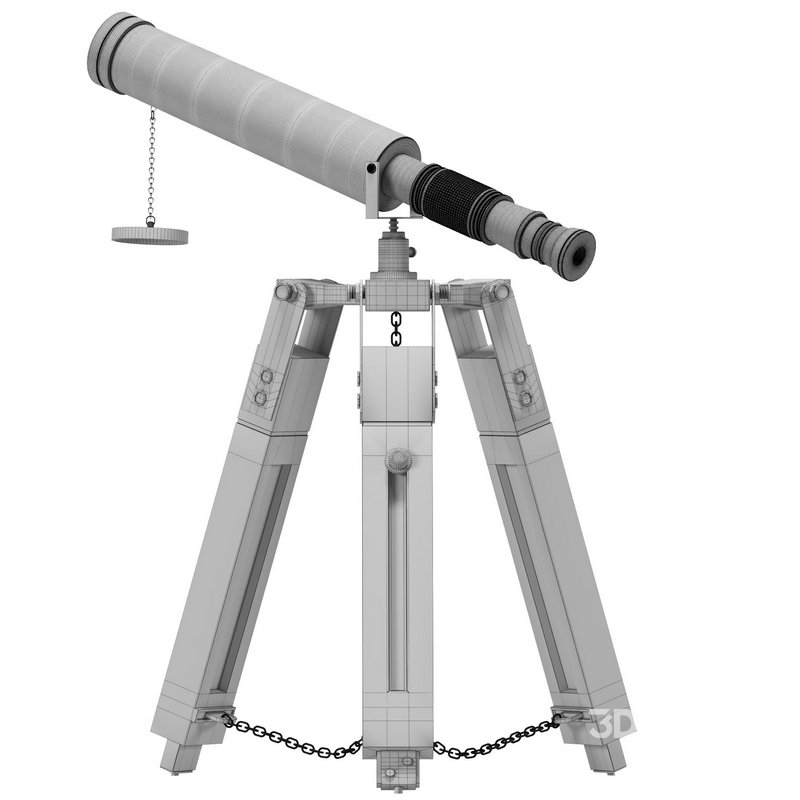 Antique telescope 03 Image 6