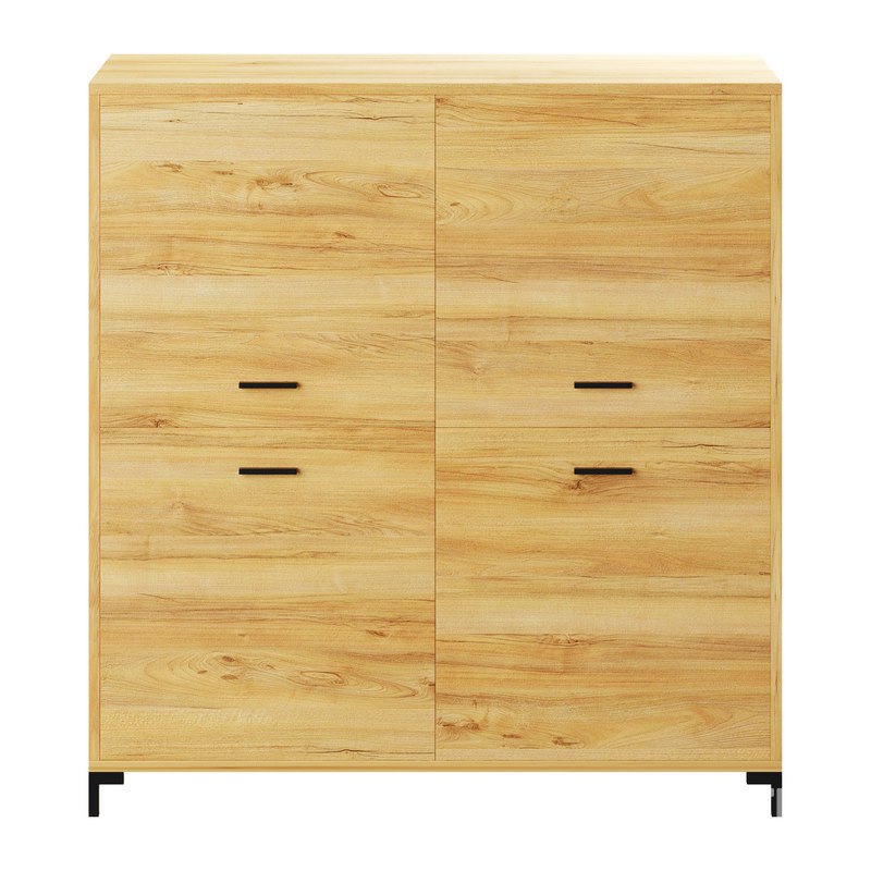 Cleveland-2 Wood White Cabinet Image 10