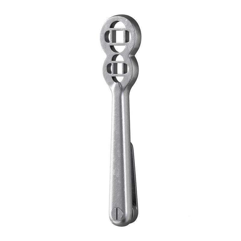 Polished Solid Aluminium Carpet Clip Stair Holder Pair Image 9