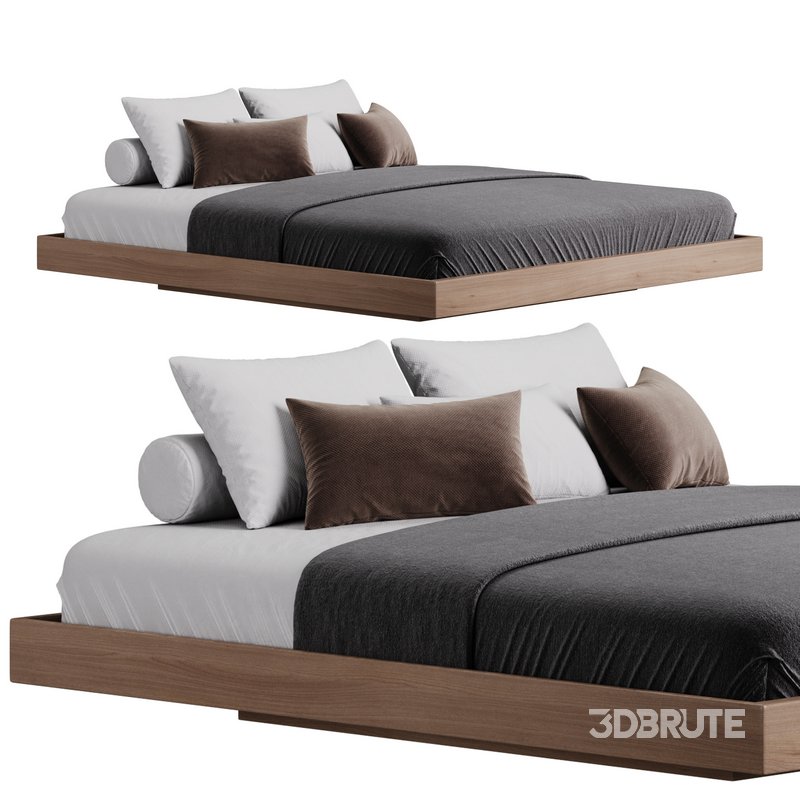 Espresso Platform Bed Image 10