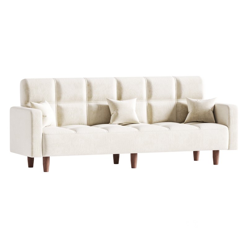 Modern 4-Seat Convertible Sofa Image 10