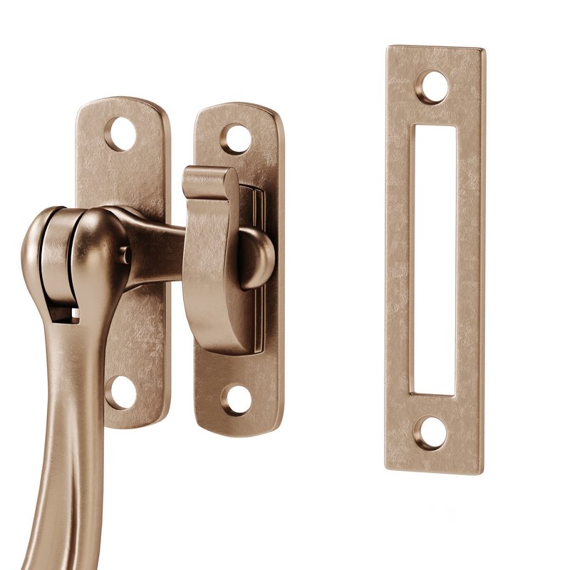 Black Window Sash Door Lock Image 10