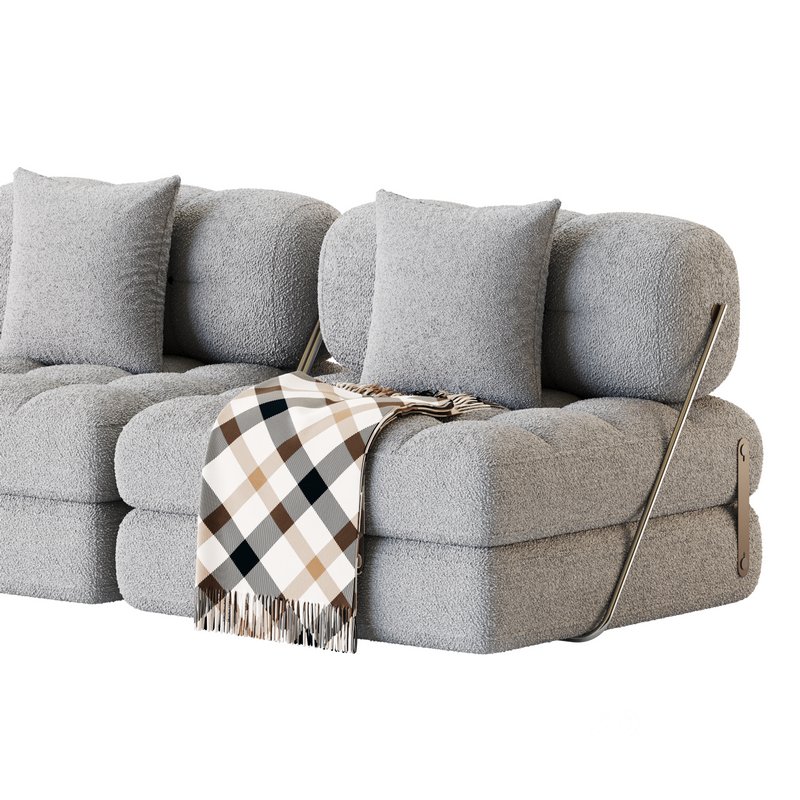 TALIA BOUCLE LOUNGE SOFA Image 9