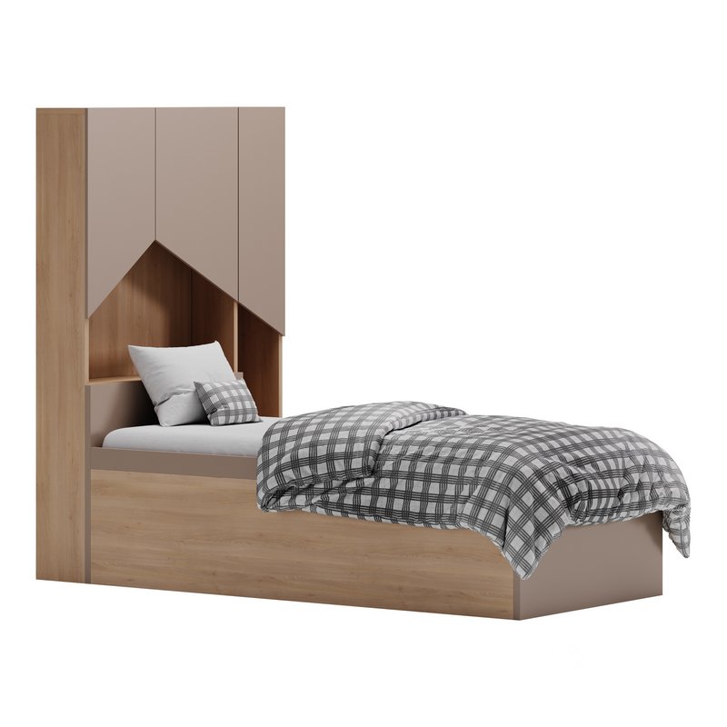 Penny Bed 2 90 White Plywood Image 13