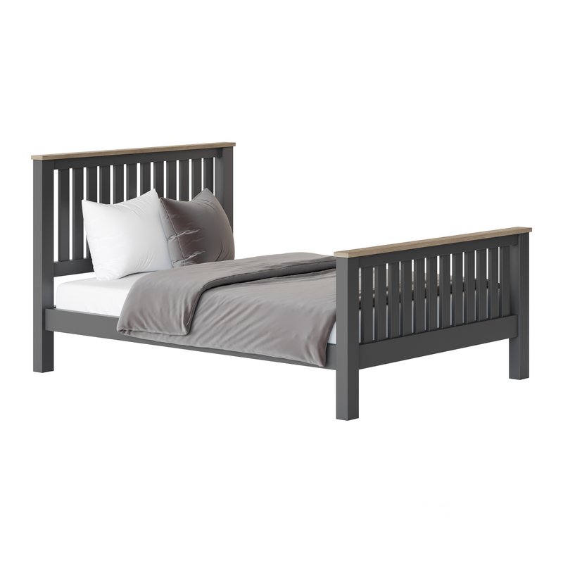 uhomepro Gray Full Size Bed Image 10