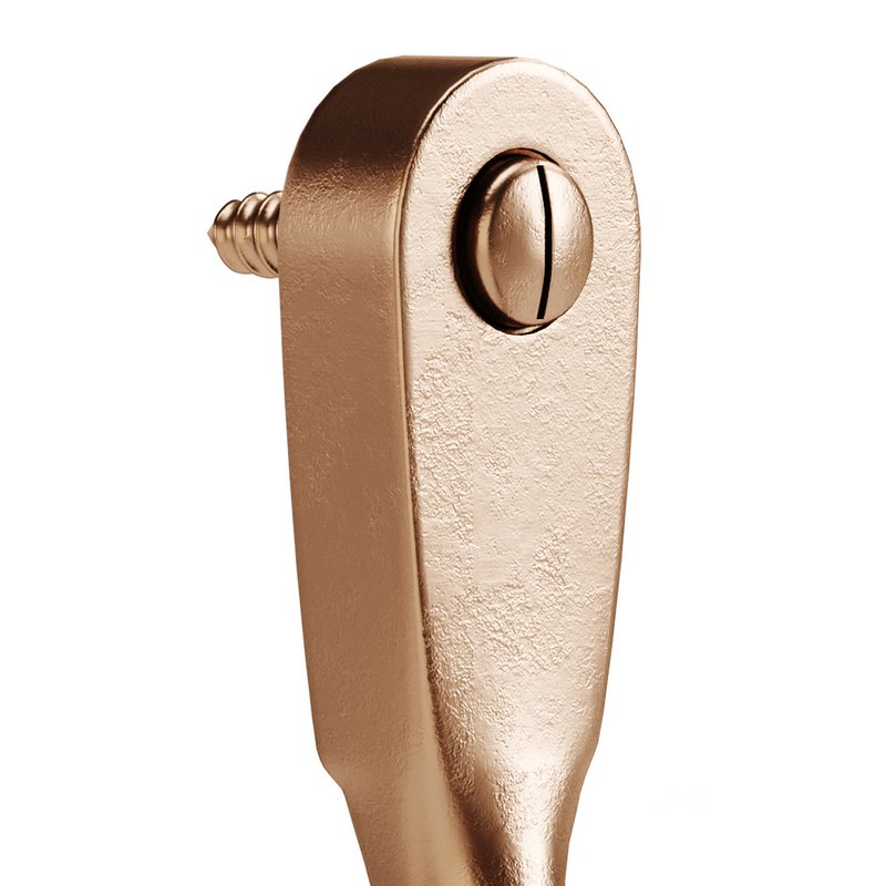 Black Wall Mount Coat Hook Image 9