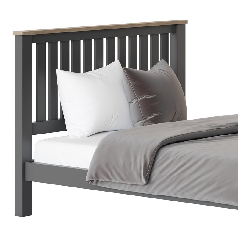 uhomepro Gray Full Size Bed Image 12