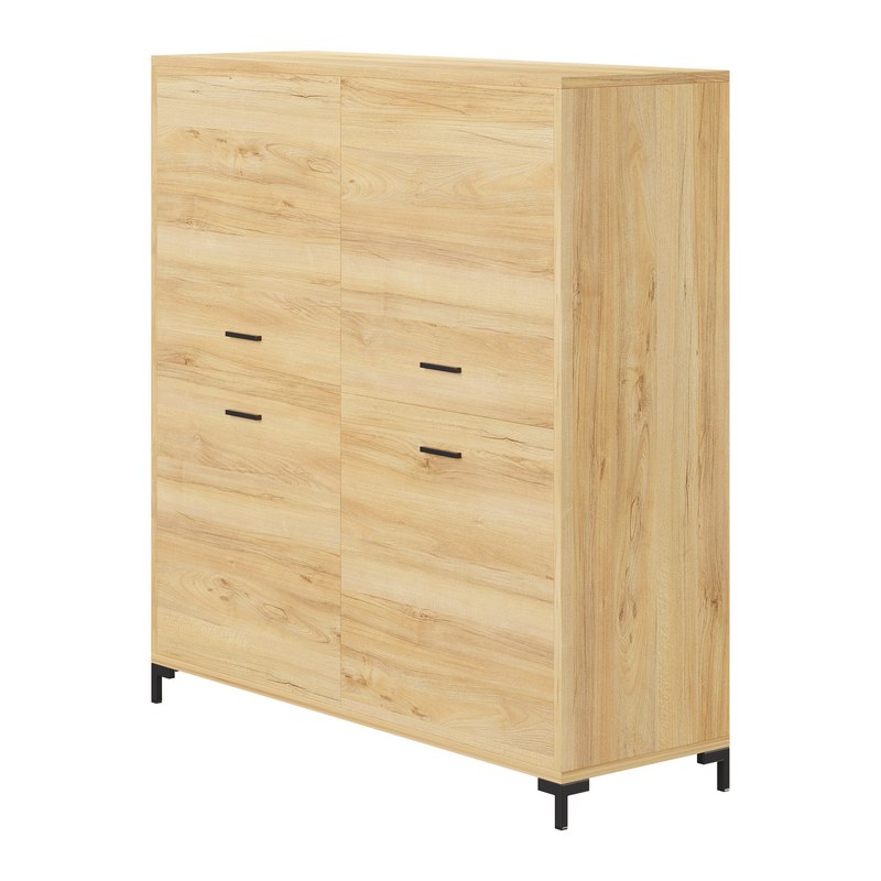 Cleveland-2 Wood White Cabinet Image 13