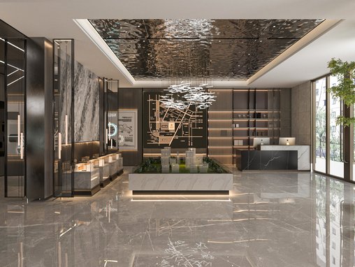 Modern lobby