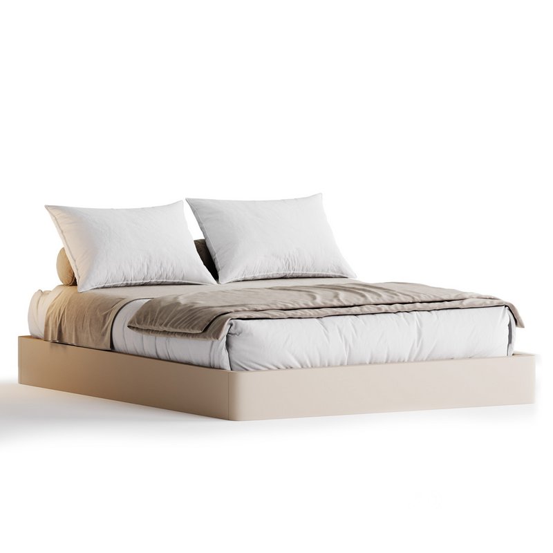 Grey Platform Bed Image 12