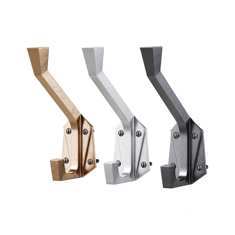 Renovator Supply Heavy Duty Coat Hooks Double Hook Coat Hanger Image 10