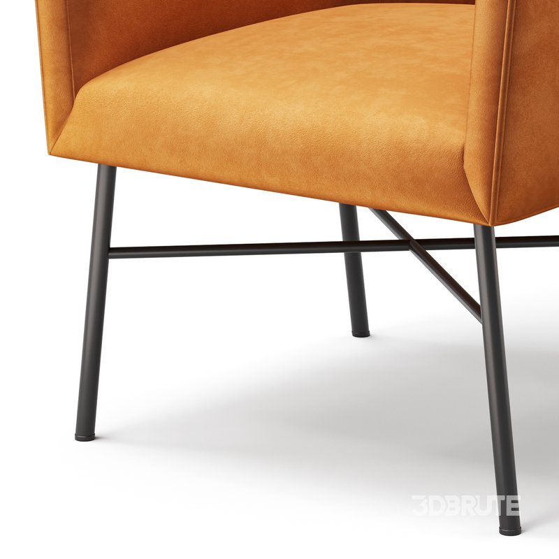 Aurelie Tub Chair in Emerald Green Velvet Image 11