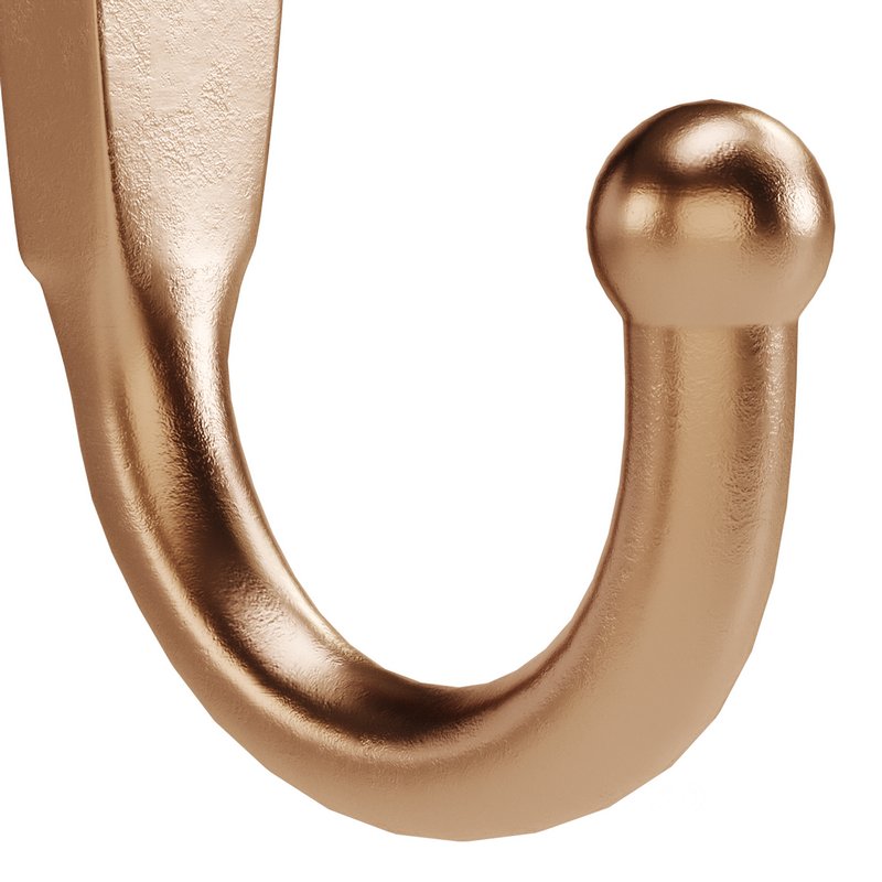 Black Wall Mount Coat Hook Image 11