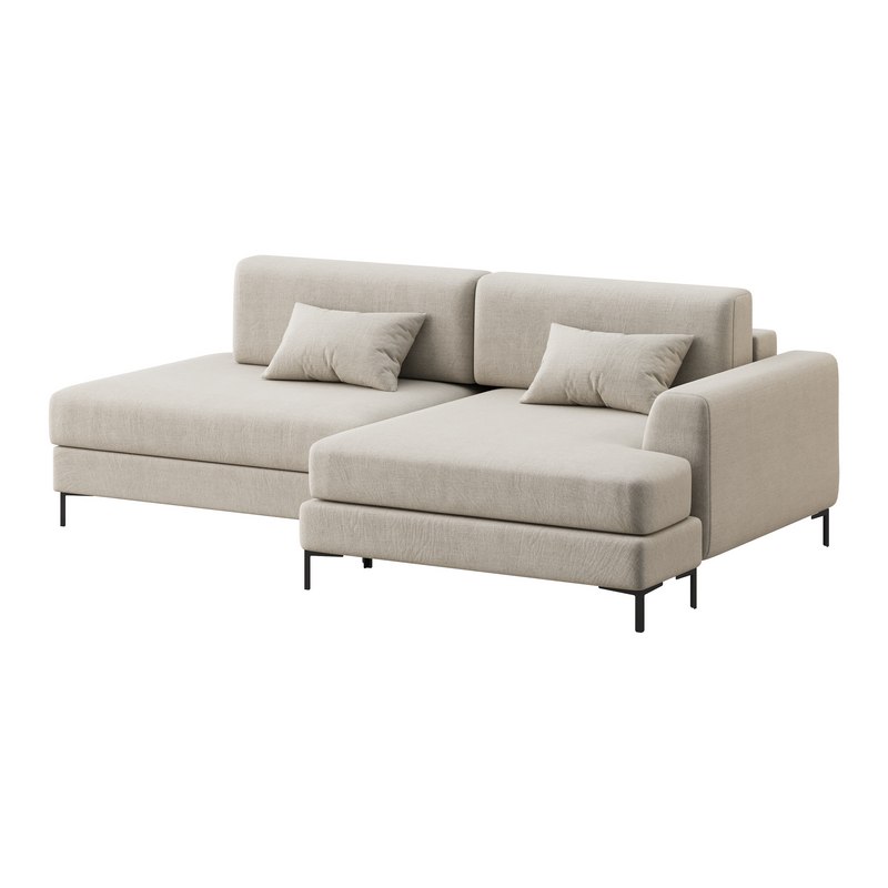 Corner sofa Edwin Velvet Terra Image 11