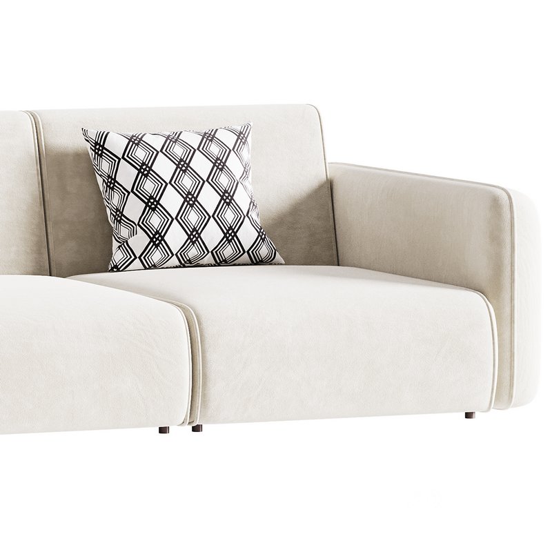 Modern Single Brown Sofa Image 12