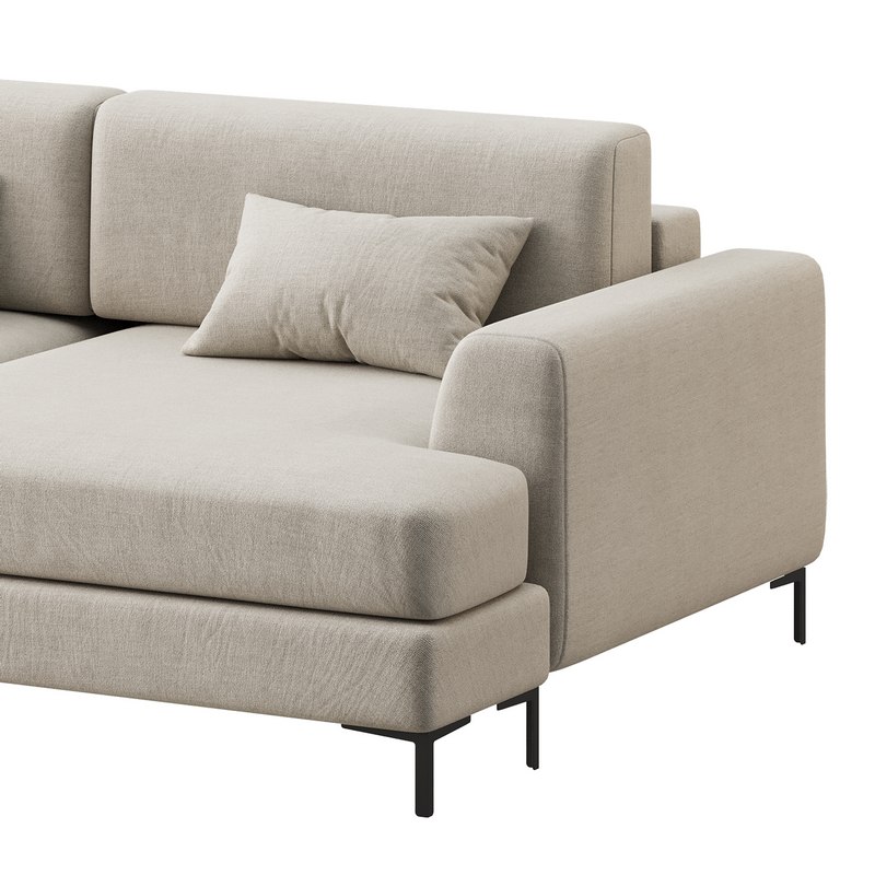 Corner sofa Edwin Velvet Terra Image 12