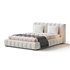 Addie White Boucle Minimalist Modern Bed - Thumbnail 11