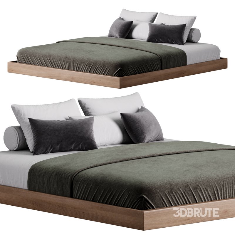 Espresso Platform Bed Image 13
