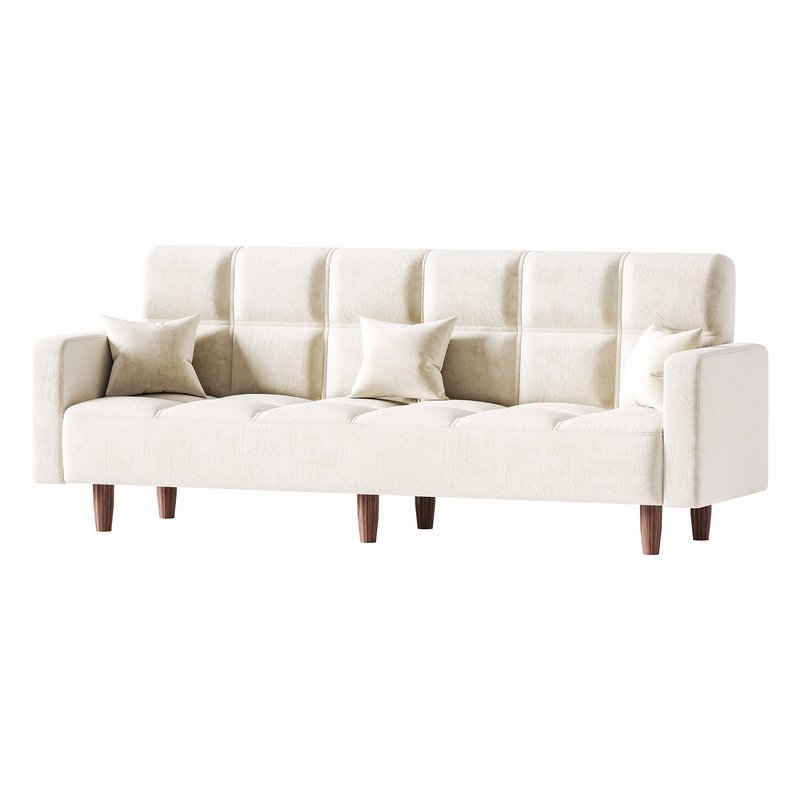 Modern 4-Seat Convertible Sofa Image 12
