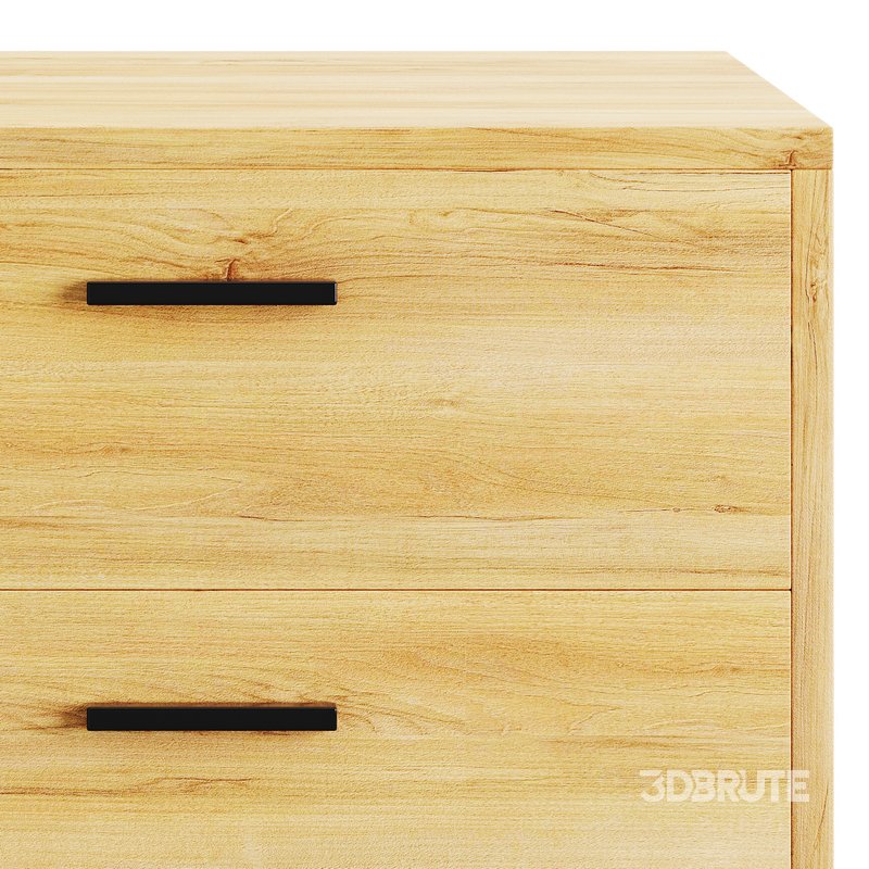 Bedside table Cleveland Wood Image 12