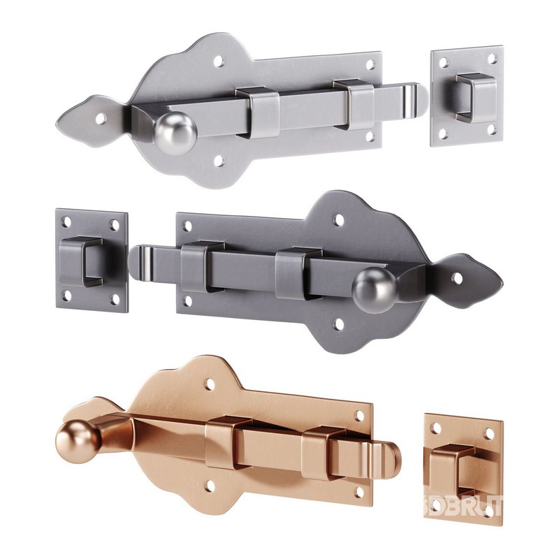Slide Bolt Door Latch Image 1